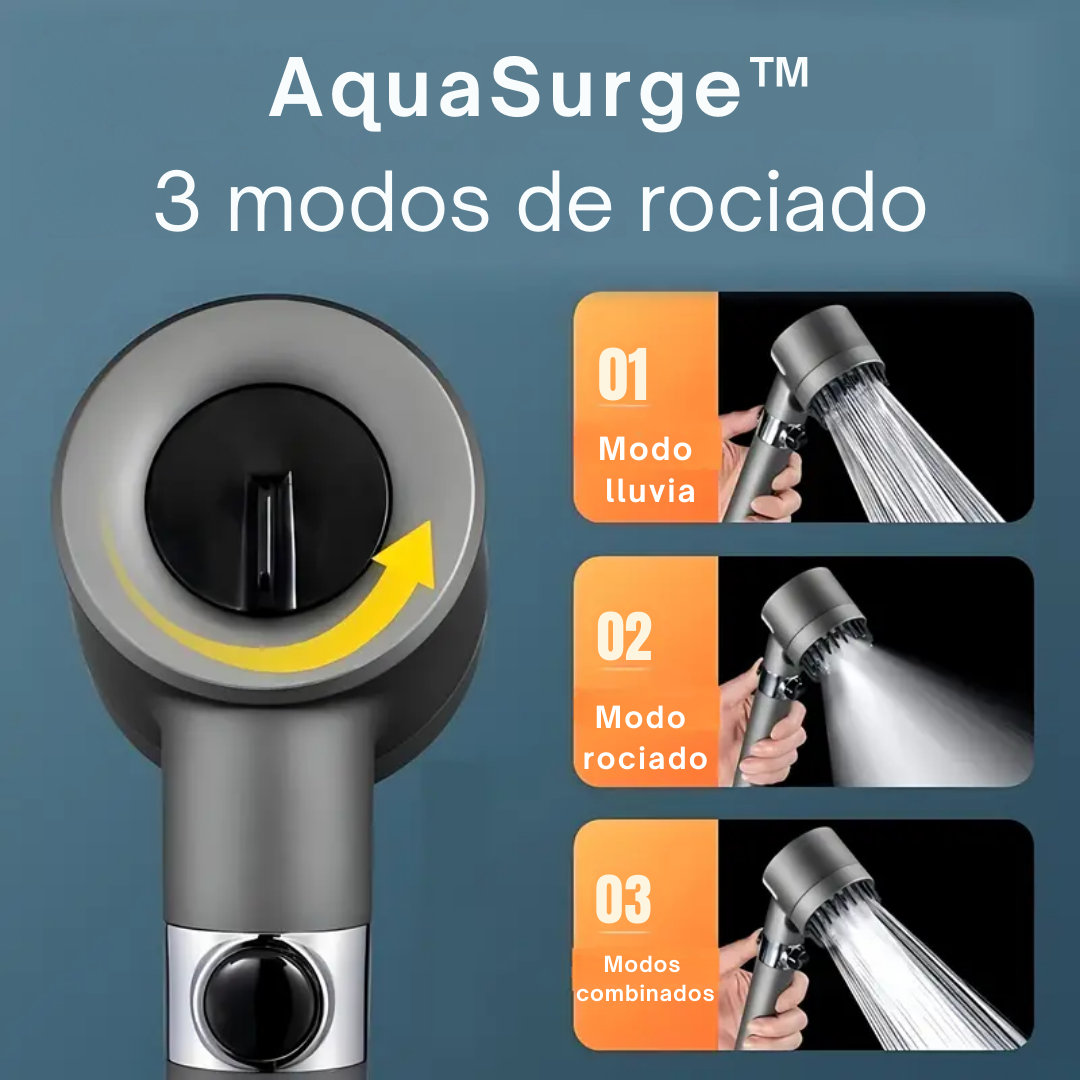 Aqua Surge ™ - Cabezal de ducha con masajeador