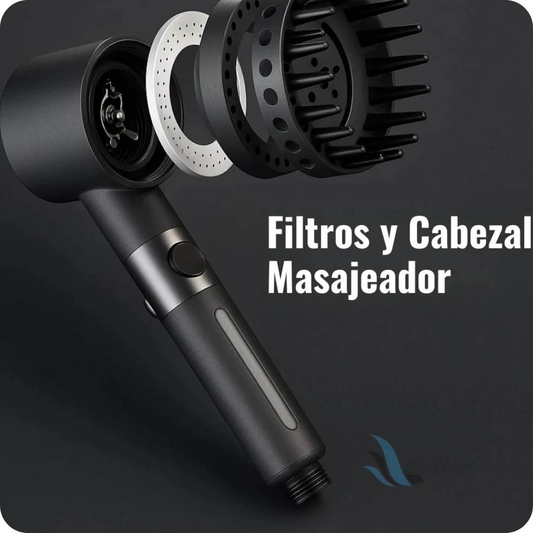 Aqua Surge ™ - Cabezal de ducha con masajeador
