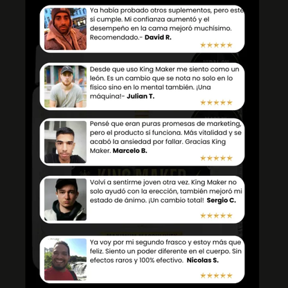 King Maker™ - Suplemento Potenciador Fórmula 13 en 1